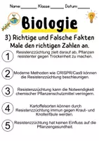 Vorschau - Unterrichtsreihen - Resistenzzüchtung bei Pflanzen Informationen und Arbeitsblätter - Seite 3