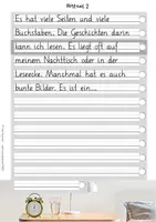 Vorschau - Unterrichtsreihen - Abschreibübung Alltagsgegenstände - Rätsel in Deutschschweizer Basisschrift mit Rundwenden in Lineatur 2 und 4 - Seite 3