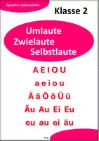 Vorschau - Arbeitsblätter - Selbstlaute | Arbeitsblätter Klasse 2 Deutsch - Deckblatt