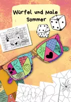 Vorschau - Spiele - Würfel und Male - Sommerliche Kreativität - Deckblatt