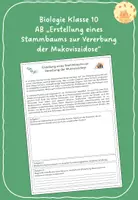 Vorschau - Arbeitsblätter - Arbeitsblatt: Stammbaum zur Mukoviszidose - Deckblatt