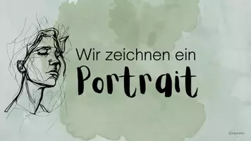Vorschau - Unterrichtsreihen - Portrait/Porträt zeichnen - mit Vorübungen - Seite 1