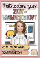 Vorschau - Stundenentwürfe - Zeitmanagement Methoden leicht erklärt - Deckblatt