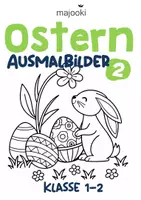 Vorschau - Mal- und Bastelvorlagen - Ostern Fensterdeko Klasse 1 - 50 Fensterbilder Ostern - Ausmalbilder Ostern - Mix 2 - Malvorlagen Ostern - Ausmalblätter Ostern - Feinmotorik fördern Klasse 1 - Deckblatt