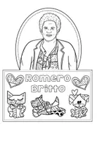 Vorschau - Arbeitsblätter - Romero Britto - Künstler - Flipbook einen Steckbrief erstellen & Kunstbetrachtung - Seite 2