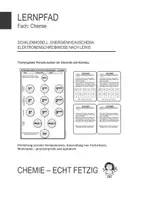 Vorschau - Arbeitsblätter - Lernpfad: Periodensystem der Elemente (PSE) und Atombau - Deckblatt