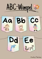 Vorschau - Poster - Alphabet-Wimpelkette - Deckblatt