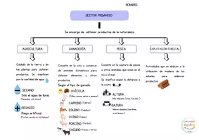 Vista previa - Unidades / Secuencias / Situaciones de Aprendizaje - SECTORES ECONÓMICOS - ESQUEMAS TEÓRICOS Y RELLENABLES - Portada