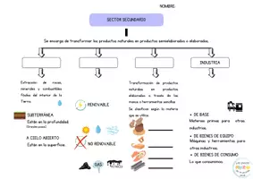 Vista previa - Unidades / Secuencias / Situaciones de Aprendizaje - SECTORES ECONÓMICOS - ESQUEMAS TEÓRICOS Y RELLENABLES - página 3