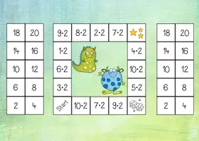Vorschau - Spiele - 1x1Würfelspiel für die 2.Klasse - Monsterstark! - Seite 3