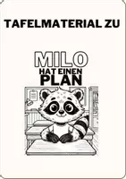 Vorschau - Präsentationen/Tafelbilder - Tafelbilder zum Strategietraining: Milo hat einen Plan - Deckblatt