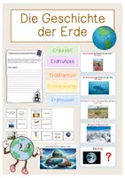 Vorschau - Stundenentwürfe - Die Geschichte der Erde - Deckblatt
