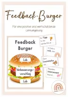Vorschau - Poster - Feedback-Burger für Rückmeldungen - Deckblatt