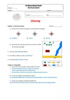 Vorschau - Arbeitsblätter - Klassenarbeit zum Thema Arbeit mit Karten - Seite 2
