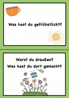 Vorschau - Arbeitsblätter - Mein Wochenende - Impulsfragen und Vorlage - Seite 2