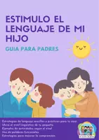 Vista previa - Fichas informativas / Documentos de lectura - GUIA PARA PADRES: ESTIMULA SU LENGUAJE - Portada
