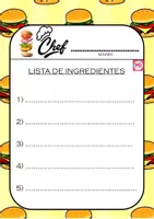 Vista previa - Hojas de trabajo - DIVER BURGUER - página 1