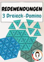 Vorschau - Spiele - Redewendungen und Sprichwörter - Dreieck Domino - 3 Spiele - Deckblatt