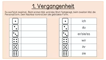 Vorschau - Spiele - Würfelspiel 1. Vergangenheit - Seite 1