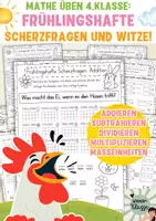 Vorschau - Arbeitsblätter - Frühling/Ostern Mathe Lerntheke 4.Klasse: Üben durch frühlingshafte Scherzfragen und Witze! - Deckblatt