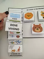 anteprima - Materiale di supporto/inclusione - Lapbook sugli ANIMALI da stampare e costruire - Pagina 2