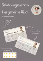 Vorschau - Bildkarten - Belohnungssytem - Das geheime Kind - Deckblatt