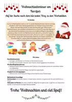 Vorschau - Spiele - Lernspiel Weihnachtsabenteuer am Nordpol Strecken & Längen – messen & vergleichen (Klasse 5) Geometrie zu Weihnachten | Mit Lösungen - Seite 1