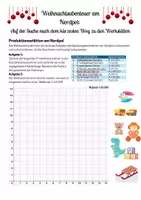 Vorschau - Spiele - Lernspiel Weihnachtsabenteuer am Nordpol Strecken & Längen – messen & vergleichen (Klasse 5) Geometrie zu Weihnachten | Mit Lösungen - Seite 2