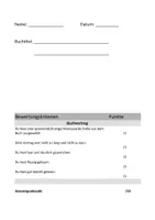 Vorschau - Test - Bewertungsbogen Buchvorstellung Klasse 3 - Seite 1
