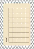 Voorbeeld - Planners (maandplanner, weekplanner en dagplanner) thema roze&groen - Pagina 2