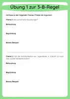 Vorschau - Arbeitsblätter - Aufbau eines Arguments_3-B-Regel_Übungen mit Lösung - Seite 2