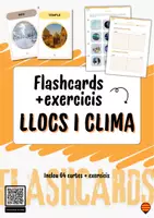 Aperçu - Jeux - Vocabulaire en catalan : Lieux et climat (avec exercices) - Page de couverture