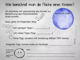 Vorschau - Arbeitsblätter - Kreisflächenformel - Seite 3