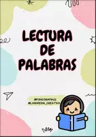 Vista previa - Hojas de trabajo - Cuadernillo Lectura de palabras - Portada