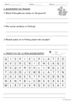 Vorschau - Arbeitsblätter - Lesetext - Frühling (Klasse 1/2) - Seite 3