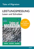 Vorschau - Arbeitsblätter - Tales of Migration_Klausur_Lesen und Schreiben - Deckblatt