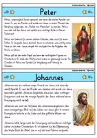 Vorschau - Bildkarten - Wissenskartei - Apostel | Religion - Seite 2