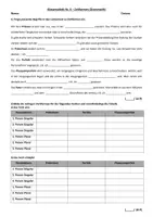 Vorschau - Arbeitsblätter - Klassenarbeit unterschiedliche Zeitformen (Grammatik) Klasse 5-7 - Deckblatt