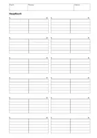 Vorschau - Anderer Materialtyp - Buchführung: Kopiervorlage Hauptbuch - Deckblatt