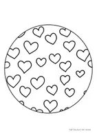 Vorschau - Mal- und Bastelvorlagen - 20 Herzen und Mandalas zum Ausmalen - Seite 2