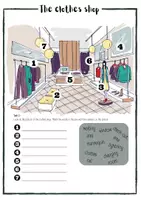 Vorschau - Arbeitsblätter - Getting to know the store - Seite 1