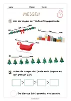 Vorschau - Arbeitsblätter - Escape Room Längen (Weihnachten) - Deckblatt