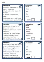 Vorschau - Arbeitsblätter - Leseband: Stolpersätze und Interaktives Quiz zum Thema Wale - Seite 3