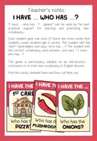 Vorschau - Spiele - AT THE PIZZA SHOP - I have ... who has ...? - Seite 1