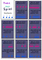 Vorschau - Rhythmus - Notenwerte - Takt Klatsch Spiel : So lernst du Musik spielerisch! - Seite 1