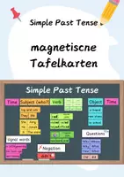 Vorschau - Präsentationen/Tafelbilder - Simple Past magnetische Tafelkarten - Deckblatt