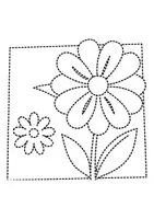 Vorschau - Arbeitsblätter - Prickelbilder / Fensterbilder Thema Blumen - Grundschule - Bastelvorlagen - Seite 3