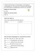Vorschau - Arbeitsblätter - Englisch: transitive or intrasitive Erklärung Aufgaben Lösung - Seite 1