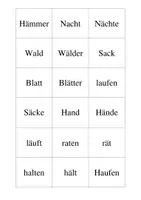 Vorschau - Spiele - Wörter einer Wortfamilie finden - Maus - Mäuse - Seite 1
