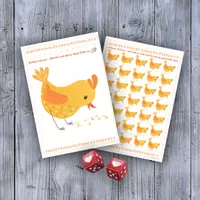 Vorschau - Arbeitsblätter - 🐔 Huhn "Würfelspiel "Roll and cover" ZR 1-6 und 1-12 - Deckblatt